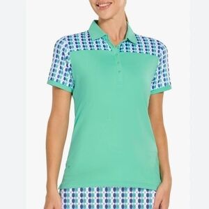 New Maelreg Performance golf or tennis Shirt in Green
